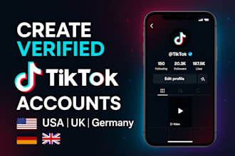 create UK tiktok, USA tiktok, tiktok account creation in all countries
