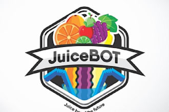 design spotless organic juice bar logo
