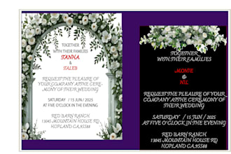 do party invitation card design