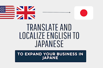 translate english to japanese for your business content