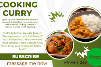 create a responsive restaurant website that attracts customers and design them