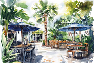 draw original characters and illustration in watercolor