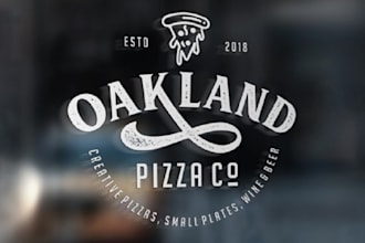 design extraordinary existing pizza parlor logo