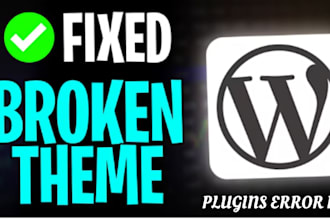 fix plugin errors shopify theme issues, and customize divi, elementor abstract