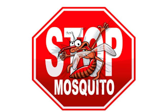 design motivation mosquito control brand logo