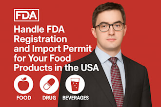 handle fda registration and import permit for your food products in the usa