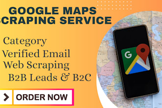 extract verified google maps business listings for leads