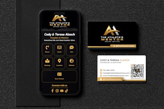 do physical and digital business card with HTML email signature