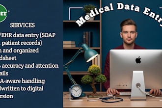 be your medical data typist