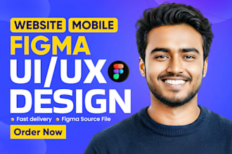 do figma website landing page design, website ui ux design