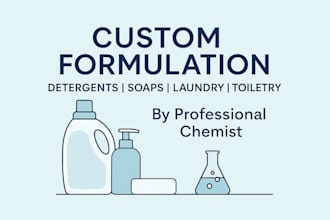 formulate detergents, soaps, laundry, toiletry, and personal care products