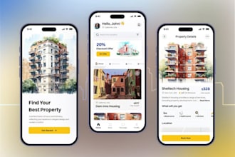 build residential property app, commercial property app, industrial property app