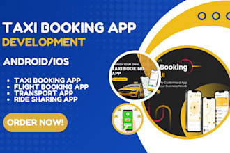 develop taxi booking mobile app uber taxi app ride sharing app carpool