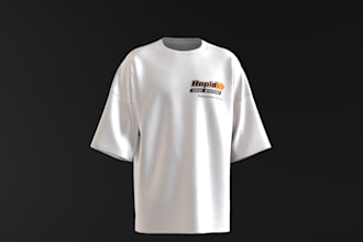 create realistic 3d apparel mockups