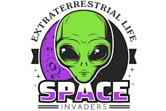 design outstanding alien logo