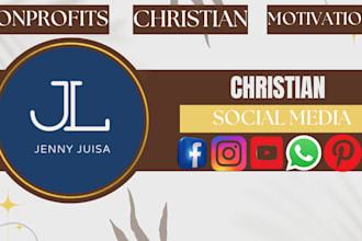 be your christian social media manager sports travel health wellness theme page