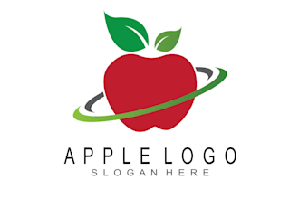design a professional modern apple logo