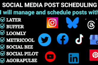 schedule automated social media post with loomly socialpilot metricool socialbee