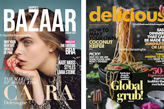 design premium magazine and news paper design
