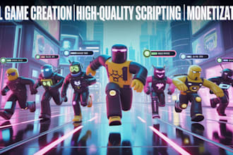 develop engaging roblox game with custom scripts, map design