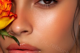 retouch your beauty photos with care and attention to detail