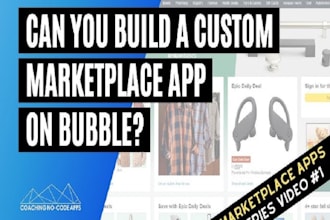 build bubble marketplace mobile bubble io web app developer
