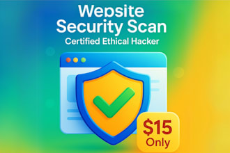 perform a website security scan and find vulnerabilities