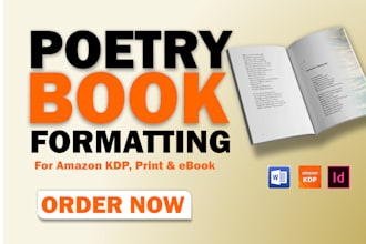 poetry book formatting children book amazon kdp manuscript poem paperback cover