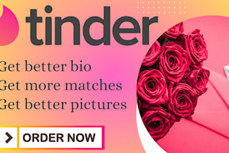 write your tinder bio and select your profile photos