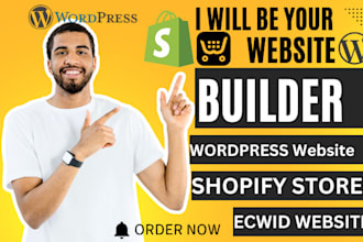 build redesign shopify wordpress ecwid wix dropshipping ecommerce website store