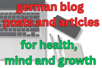 write clear, powerful texts for body and mind in german