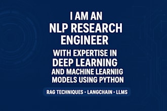 do nlp projects using ml and dl with python