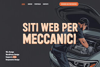 create professional websites for mechanics