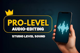 do expert audio editing repair and enhancement