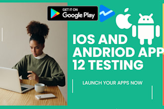 provide 12 testers 20 testers for google play console closed testing app testing