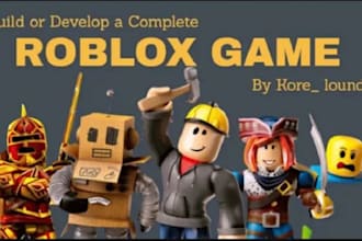 develop your full roblox game in high quality animations