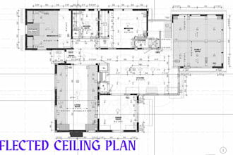 do reflected ceiling plans, furniture layouts, window schedule permit drawings
