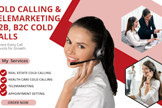 do b2c, b2b cold calling, appointment setter, cold caller, telemarketing in USA