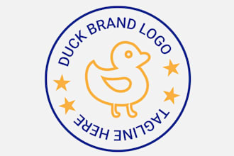 create awesome high quality baby duck logo