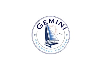 design custom particular sailboat charter logo