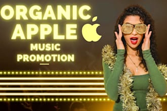 do organic USA apple music promotion to real apple music audience