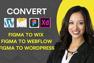 clone, redesign or wix, weebly, figma to wordpress website design development