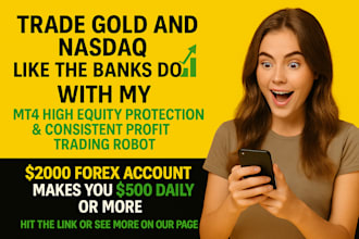 provide you with forex trading robot compatible with gold and nasdaq