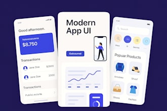 design figma mobile app UI UX for  android