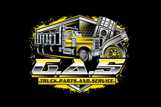 create graceful and fantastic auto repair logo design