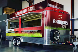 do professional vehicles wrap design, car wrap design, food trailer wrap design