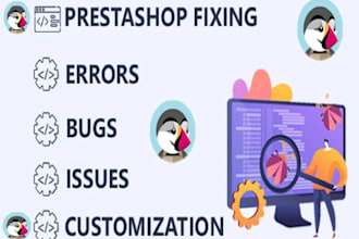 fix any kind of error and issues to the prestashop website