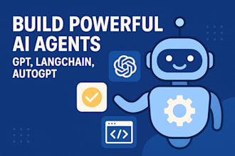 build powerful ai agents using gpt, langchain, autogpt for your automation, make