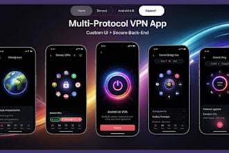 make android vpn admin panel with app