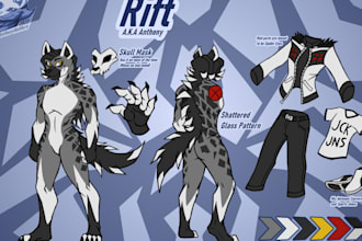 create custom furry art, fursonas, reference sheets, and nsfw pieces